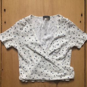 Brandy Melville floral rae top